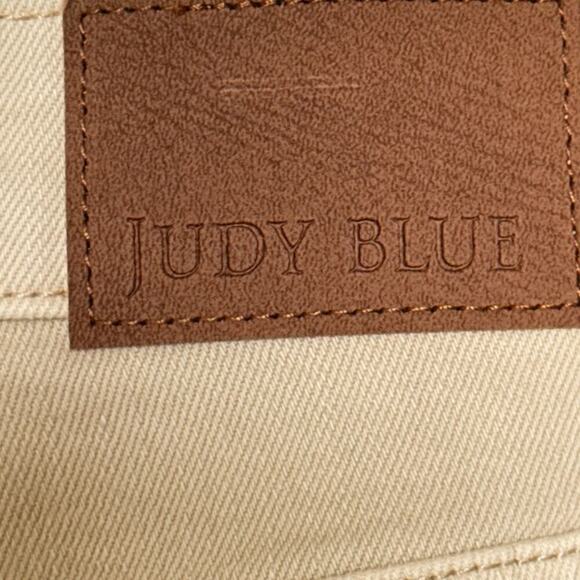 NEW Judy Blue High Waist Garment Dyed Destroyed 90s Straight Bone Stretch Sz 18W - Picture 12 of 16